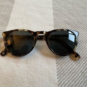 Warby Parker Haskell Whiskey Tortoise Sunglasses